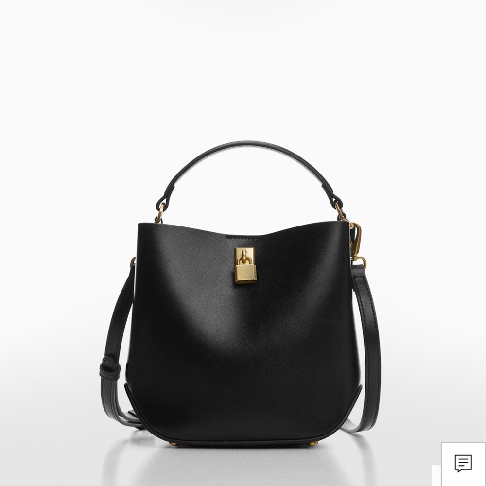 Mango Mini Shopper Bag with Rear Padlock